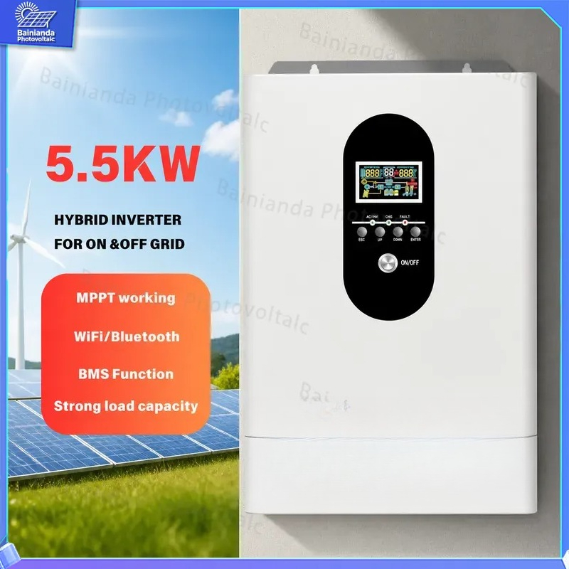 Inversor Solar Híbrido de 3kW  - Hybrid Solar Inverter 5.5Kw Mppt 48V reseña y precio