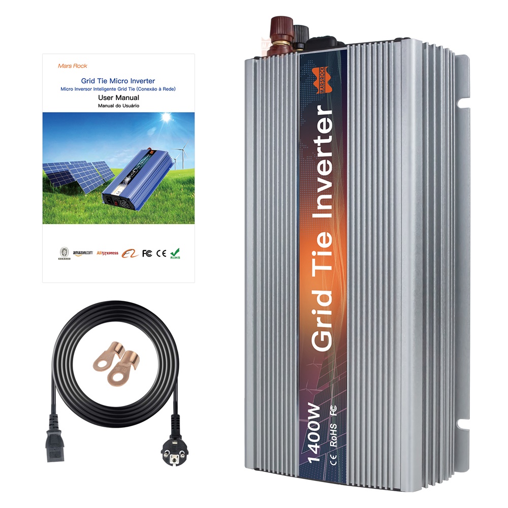 Microinversor Solar MPPT de 14 - Micro Inverter 1400W Solar Grid Tie reseña y precio
