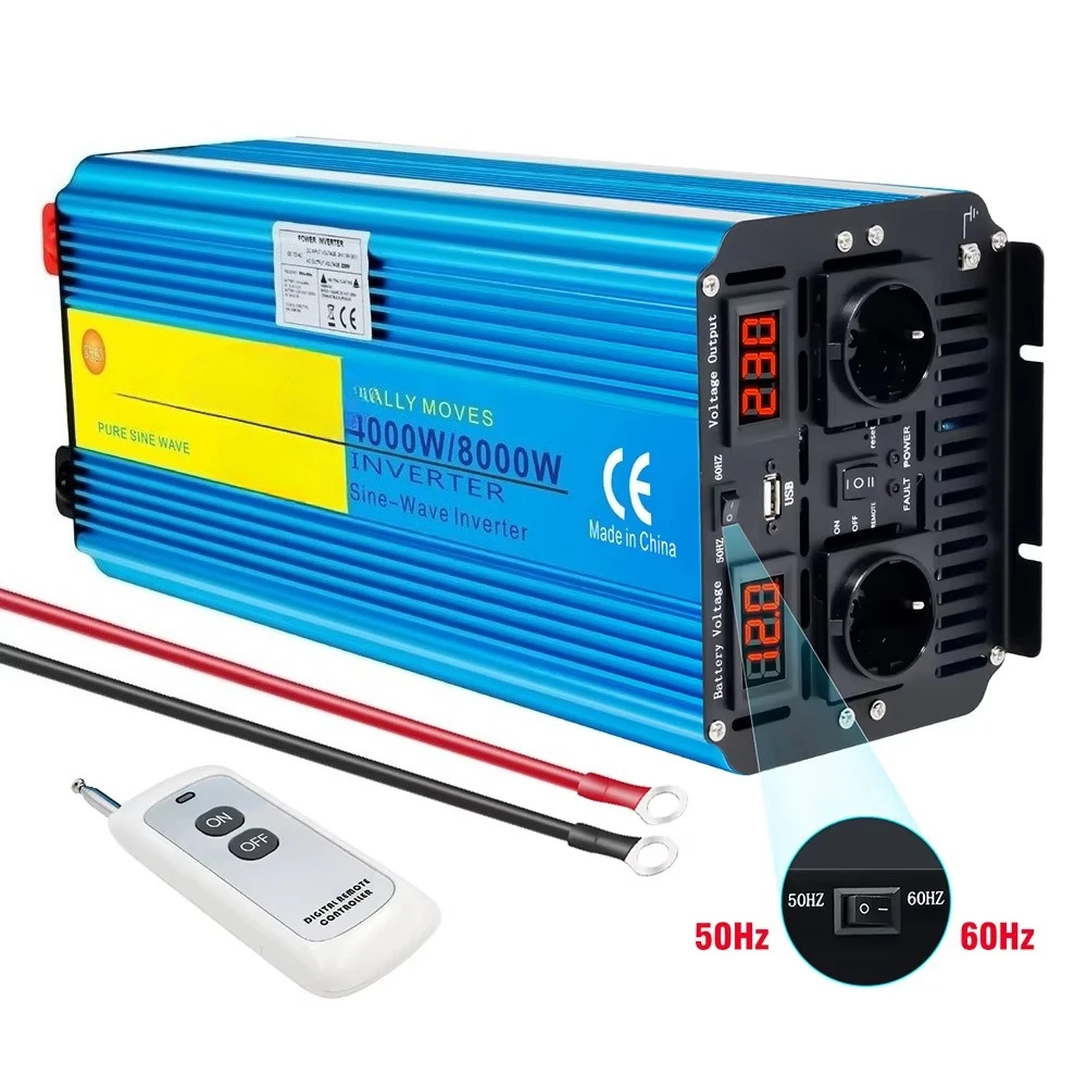 Generador inversor transformad - Off Grid Solar Inverter 48V 6000W reseña y precio