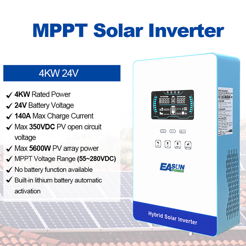 Inversor Híbrido EASUN POWER d - Grid Tie Inverter Limiter 2000W reseña y precio